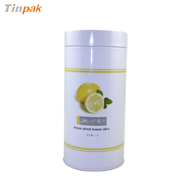 Round tea tin Round tea tin